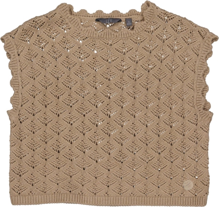 Levv cropped top Katy taupe