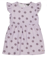 Levv jurk Mandy aop purple dot