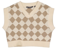 Levv spencer Miriam aop taupe graphic