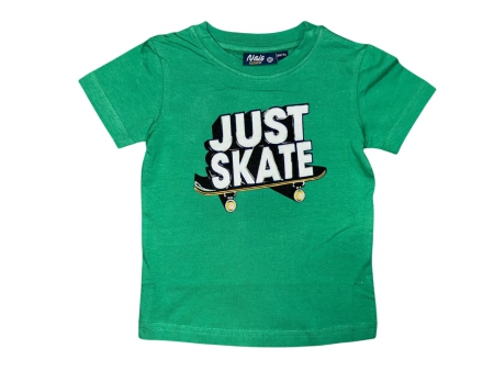 Nais t-shirt Donyel groen just skate (A24-778)