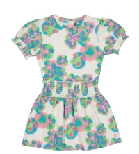 Quapi jurk Yara aop blue flower