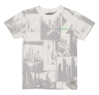 Quapi shirt Yari aop grey sketch