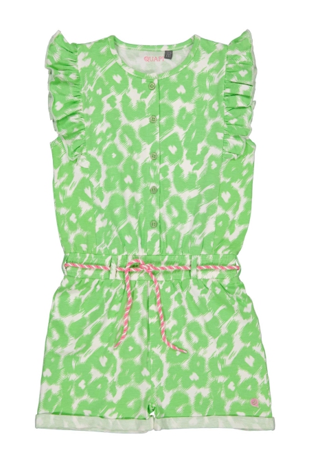 Quapi jumpsuit Yasmin aop green animal