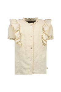 Moodstreet ruffle blouse Ally warm white (M502-5122-006)