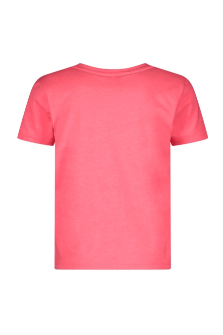 Moodstreet t-shirt Sisley pink flower diva pink (M502-5402-250)