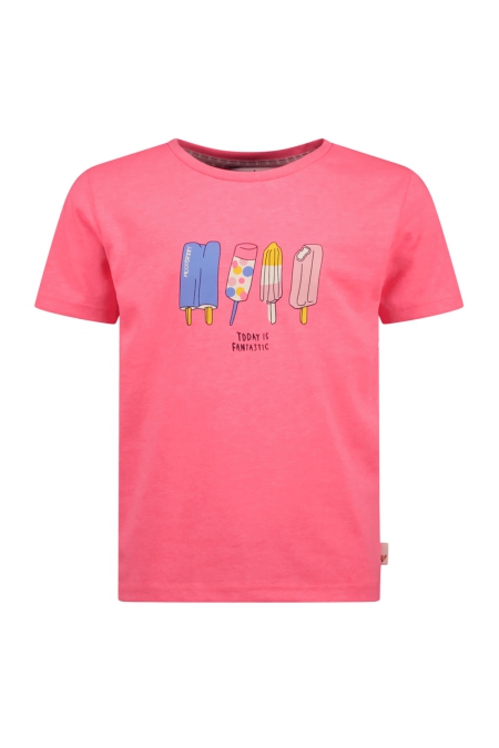 Moodstreet t-shirt Sisley icecream diva pink (M502-5403-250)
