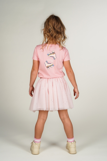 Moodstreet t-shirt Stacey rollermagic blush pink (M502-5406-210)