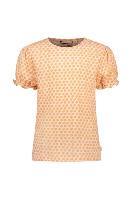 Moodstreet t-shirt Stevie flower wrinkle blush pink (M502-5409-210)