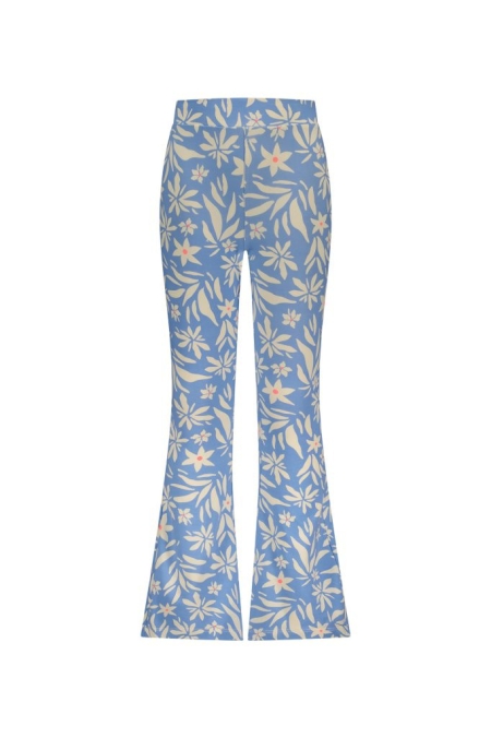 Moodstreet broek Bade miami flowers miami blue (M502-5600-136)