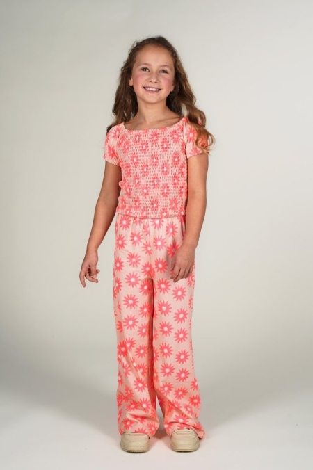 Moodstreet jumpsuit Bay sunny flower aop blush pink (M502-5604-210)