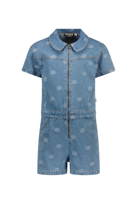 Moodstreet jumpsuit Bobbi happpy denim light used denim (M502-5605-801)