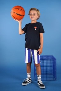 Moodstreet t-shirt Lewis basketball black (M502-6422-099)