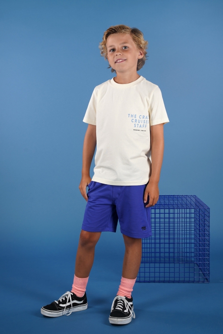 Moodstreet t-shirt Lewis crazy cruises warm white (M502-6423-006)