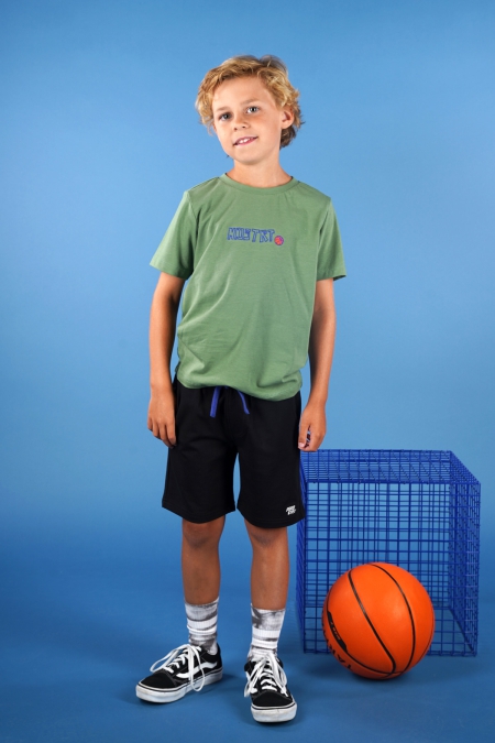 Moodstreet t-shirt Lewis b-ball slam-dunk cool khaki (M502-6425-469)