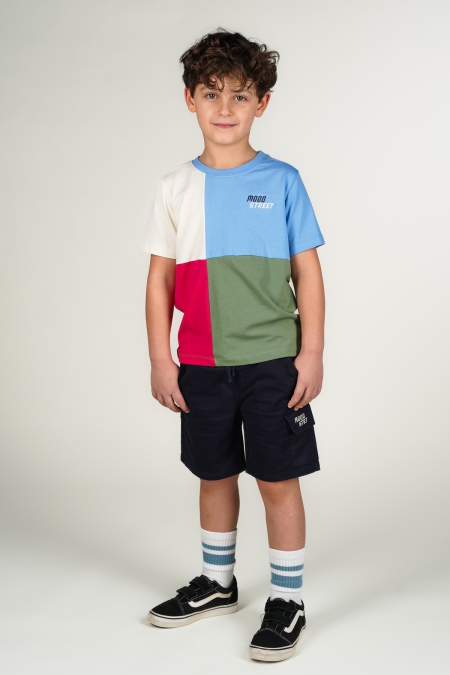 Moodstreet twill shorts Benno navy (M502-6662-170)