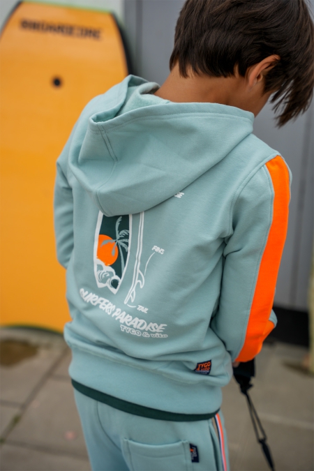 Tygo & Vito hoody Huxley surf blue (X502-6330-306)