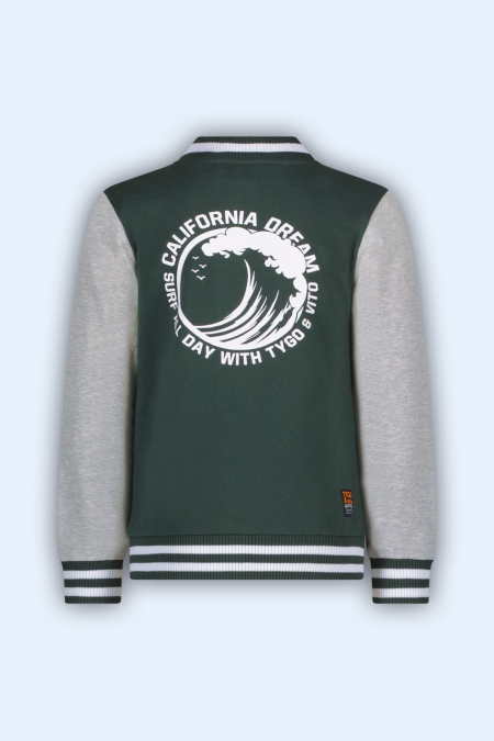 Tygo & Vito baseball vest Vic storm green (X502-6352-355)