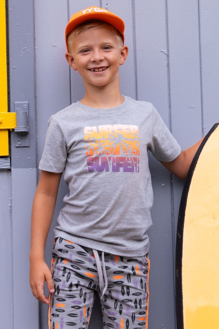 Tygo & Vito t-shirt Jaimy grey melee (X502-6423-700)