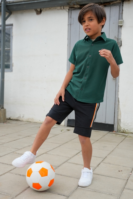 Tygo & Vito sweatshorts Bing black (X502-6620-099)