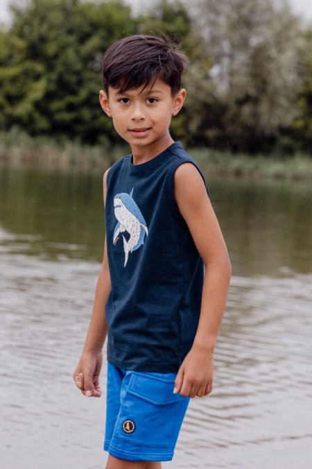 Tygo & Vito singlet Daan navy (X503-6420-190)