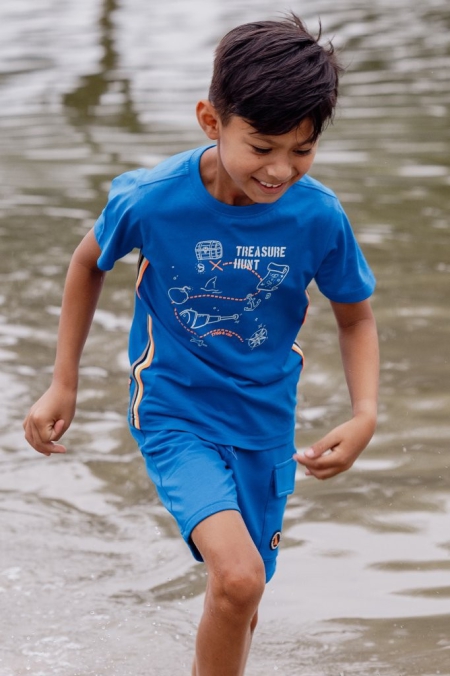 Tygo & Vito sweatshorts Bruce sky blue (X503-6623-135)