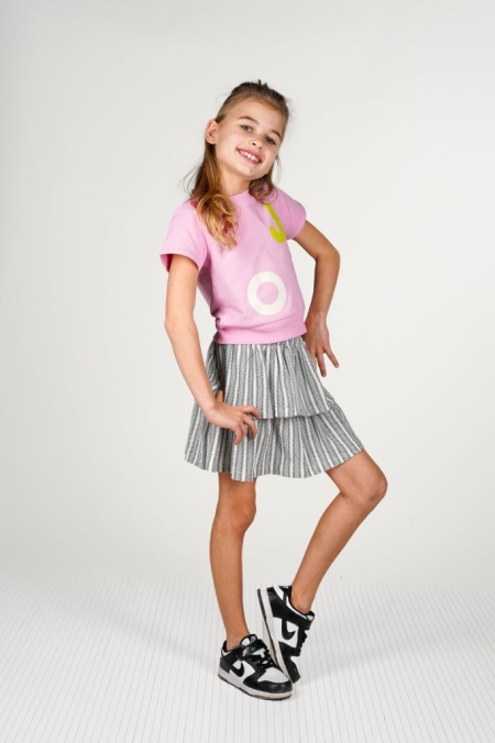 B.Nosy sweater korte mouwen Sadie  pink frosting (Y502-5300-208)