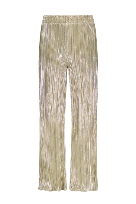 B.Nosy broek Palomi metallic plisse light gold (Y502-5614-535)