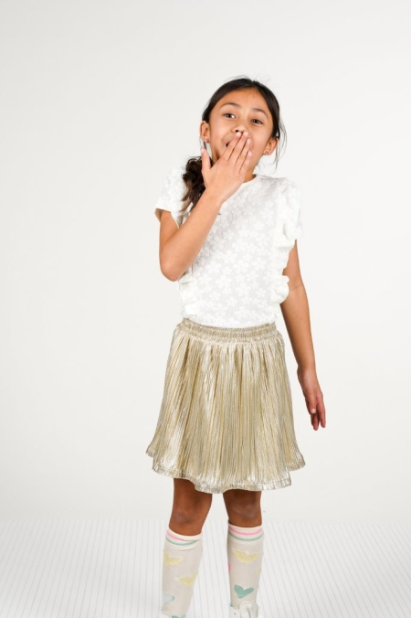 B.Nosy jurk metallic Dita plisse cotton (Y502-5811-012)