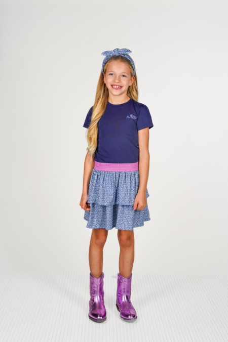 B.Nosy jurk Dunya lake blue (Y502-5815-159)