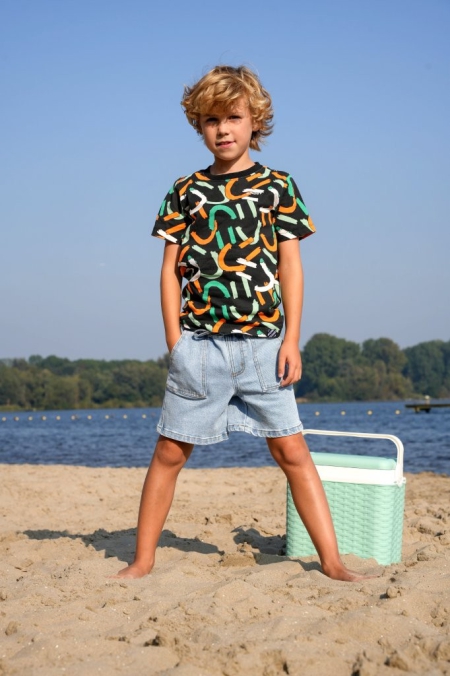 B.Nosy t-shirt Timmy big smileys ao (Y502-6403-085)