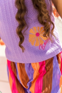 B.Nosy knitted top loganberry (Y503-5406-620)