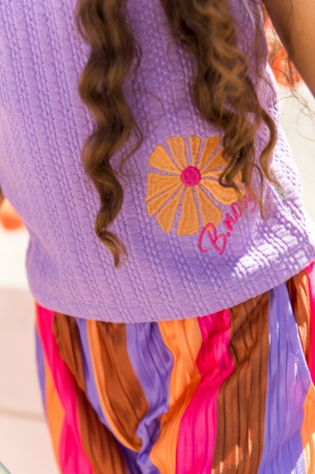 B.Nosy knitted top loganberry (Y503-5406-620)