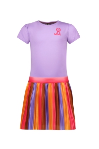 B.Nosy jurk Dannae met plisse rok loganberry (Y503-5812-620)