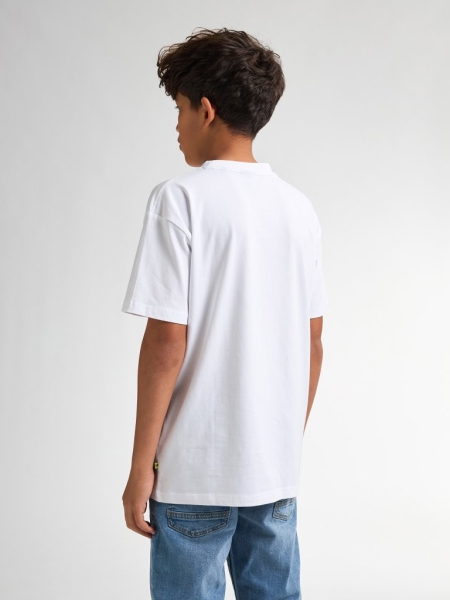 Petrol t-shirt bright white (B-1050-TSR609-0000)