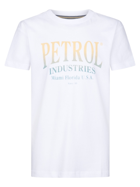 Petrol shirt bright white (B-1050-TSR664-0000)