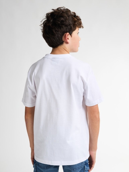 Petrol shirt bright white (B-1050-TSR664-0000)