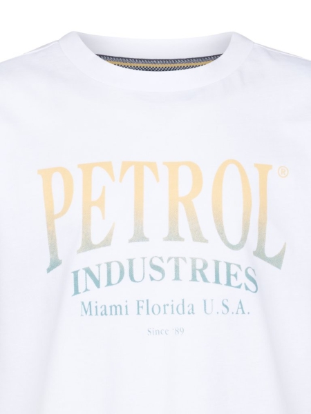 Petrol shirt bright white (B-1050-TSR664-0000)