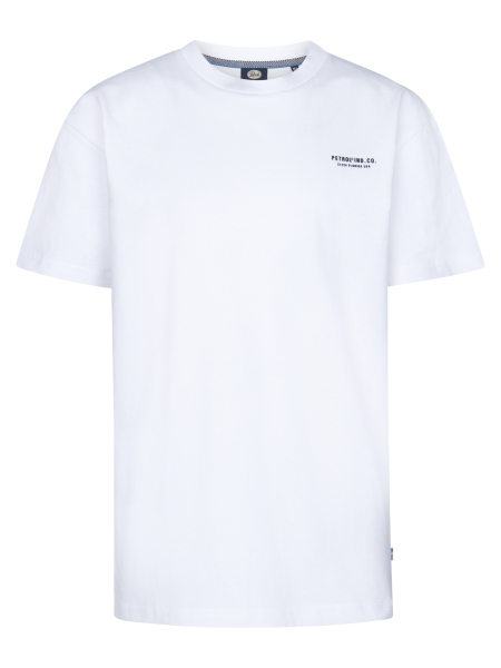 Petrol shirt bright white (B-1050-TSR693-0000)