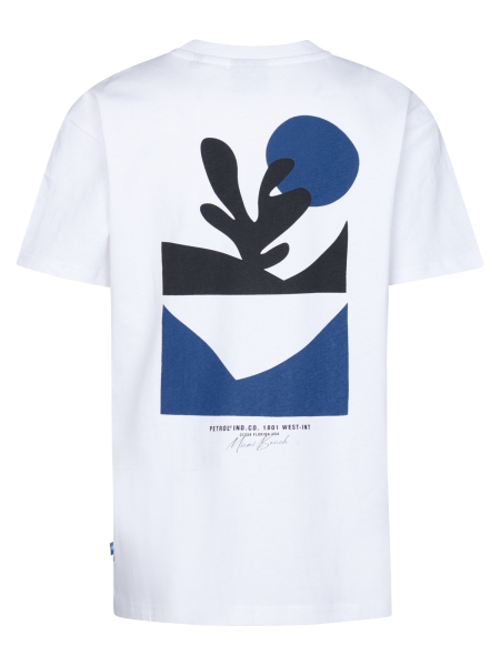 Petrol shirt bright white (B-1050-TSR693-0000)