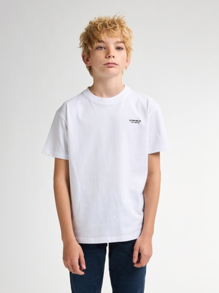 Petrol shirt bright white (B-1050-TSR693-0000)