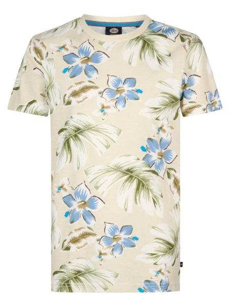 Petrol t-shirt seashell aop (B-1050-TSR655-0112)