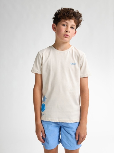 Petrol shirt seashell (B-1050-TSR665-0112)