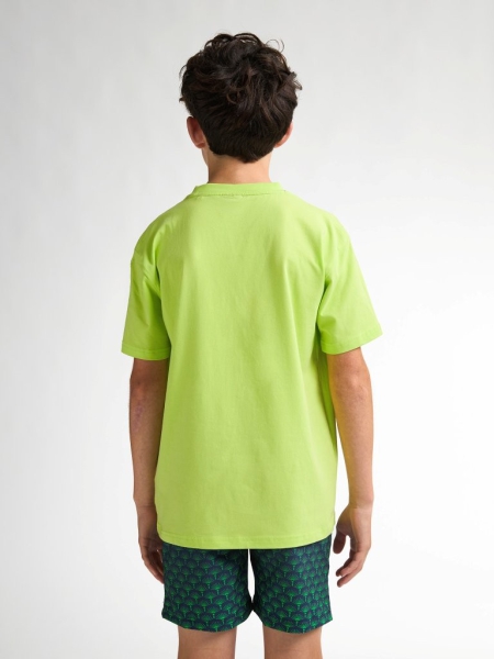 Petrol t-shirt acid yellow (B-1050-TSR609-1107)