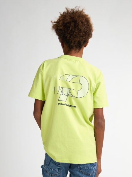 Petrol t-shirt acid yellow (B-1050-TSR682-1107)