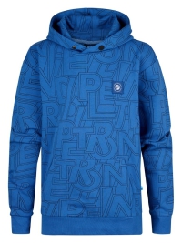 Petrol hoodie aop imperial blue (B-1050-SWH351-5093)