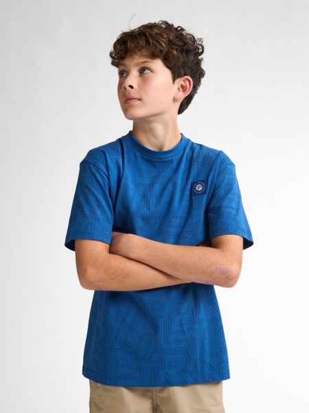 Petrol shirt imperial blue (B-1050-TSR680-5093)