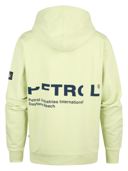 Petrol hoodie print fresh lime (B-1050-SWH361-6171)