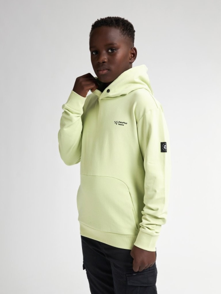 Petrol hoodie print fresh lime (B-1050-SWH361-6171)