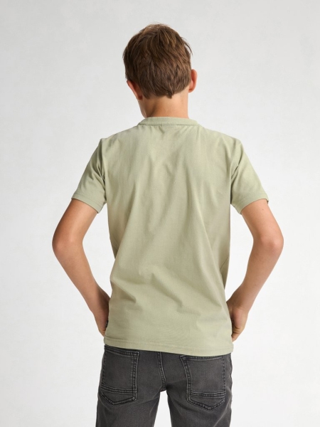 Petrol shirt classic print desert saga (B-1050-TSR109-6173)