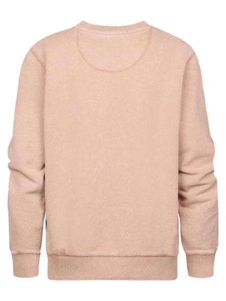 Petrol sweater round neck sandal wood (B-1050-SWR311-7143)